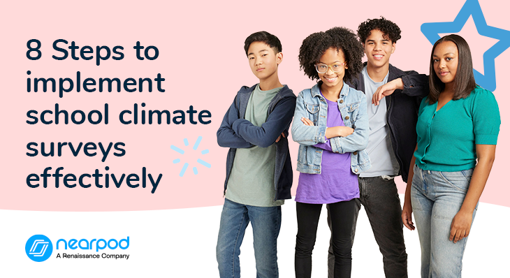 8 Steps to implement school climate surveys effectively (Blog image)